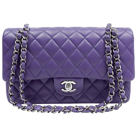 chanel 2013 purple suede flap|chanel flap style code.